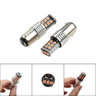 ⚡READYSTOCK⚡Brake Red Set 12V Bulb Canbus 15 LED for BAY15D 1157 15W 2835 Aluminum