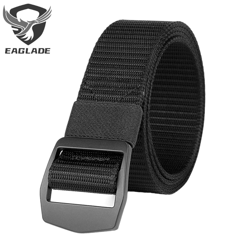 Eaglade เข็มขัดยุทธวิธี ผู้ชาย TSTUSHIZSCK15 สีดํา ผ้าใบไนล่อน ยืดหยุ่นได้