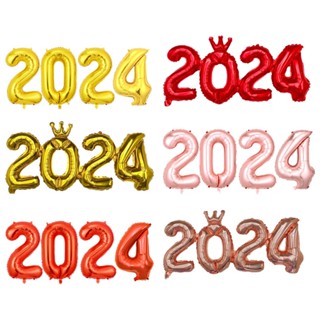 ลูกโป่งปีใหม่ Happy New Year 2024 ขนาด 16 นิ้ว happy new year ตัวเขียน 2023 ขนาด 32 นิ้ว*ที่สูบ กาว มีขายแยกค่ะ* ตกแต...