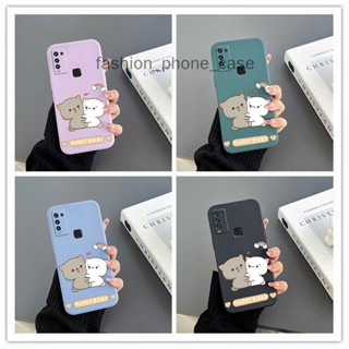 เคส vivo y50 เคส vivo y30 เคสโทรศัพท์มือถือ ซิลิโคน ลายแมว สําหรับ vivo y30 เคส vivo y50