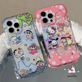 เคสโทรศัพท์มือถือ TPU แบบนิ่ม ลายการ์ตูนชินจัง 3D สําหรับ IPhone XR X 7Plus 13 11 12 14 Pro Max 7 8 Plus XS Max SE 2020