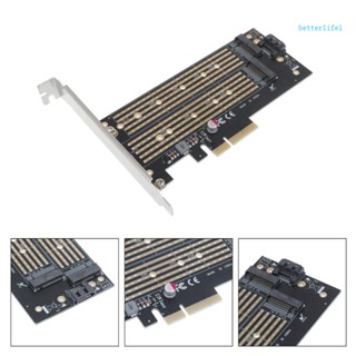 อะแดปเตอร์แปลง BTM M 2 PCIe M 2 SSD NVME M-Key B-Key เป็น PCI-E 3 0 X4