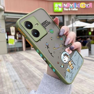 เคสโทรศัพท์ ซิลิโคนนิ่ม ใส กันกระแทก ลายการ์ตูนสนูปปี้อวกาศ สําหรับ VIVO Y22 Y22s