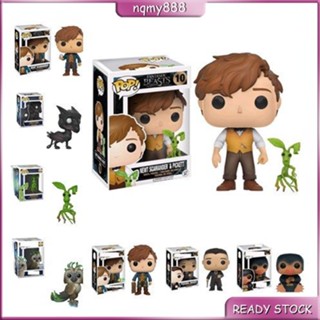  ฟิกเกอร์ Funko POP 10 19 01 02 Fantastic Beasts Newt Scamander ของเล่นสําหรับเด็ก