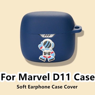 【จัดส่งรวดเร็ว】เคสหูฟัง แบบนิ่ม ลายการ์ตูน Marvel D11 สําหรับ Marvel D11