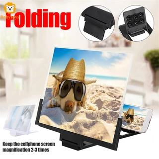 14 นิ้ว แว่นขยายหน้าจอ 3D HD แบบพกพา ป้องกันรังสี สําหรับโทรศัพท์มือถือ วิดีโอ HD จอขยายมือถือ ที่ขยายหน้าจอมือถือ สำหรับ