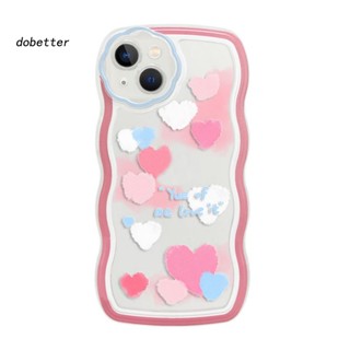 &lt;Dobetter&gt; เคสป้องกันโทรศัพท์มือถือ พิมพ์ลายหัวใจ กันกระแทก สําหรับ iPhone 14 Pro Plus Pro Max