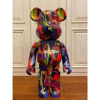 พร้อมส่ง บล็อกตัวต่อ รูปหมี Kubrick Bear 1,000% Lafayette KAWS BAPE Kongshanji 2G สําหรับตกแต่งห้องนั่งเล่น