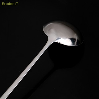 [ErudentT] ช้อนสเตนเลส ด้ามจับยาว สําหรับชงกาแฟ ชา บนโต๊ะอาหาร Diy