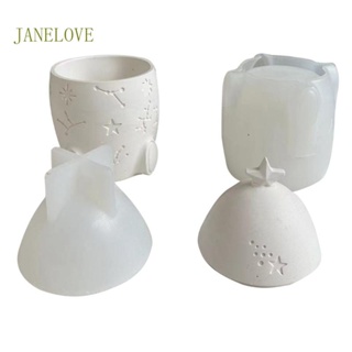 Jlove กล่องแม่พิมพ์ซิลิโคนเรซิ่นอีพ็อกซี่ พร้อมฝาปิด สําหรับทําเทียน DIY