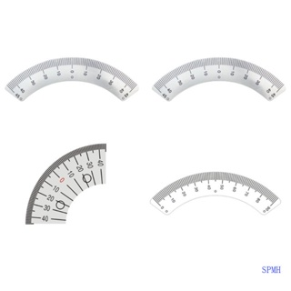 ไม้โปรแทรกเตอร์ ขนาดเล็ก 45 สําหรับเครื่องมิลลิ่ง° เครื่องวัดมุมโค้ง