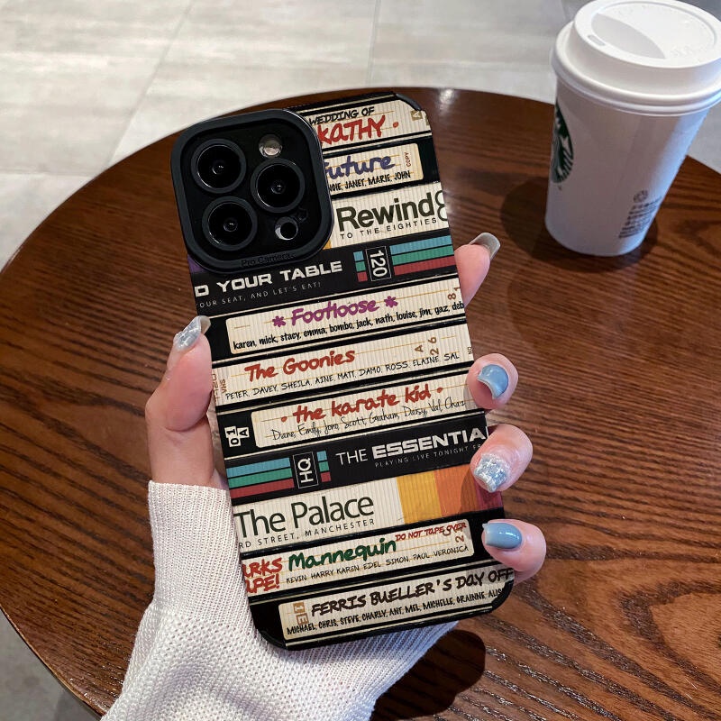 เคสโทรศัพท์มือถือนิ่ม กันตก ลายฉลากแบรนด์แฟชั่น สไตล์ยุโรป อเมริกา สําหรับ IPhone Apple 11 12 Pro Max X XR XS Max SE 7 Plus 8 Plus IPhone 13 Pro Max IPhone 14 Pro Max