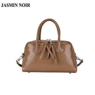 Jasmin NOIR กระเป๋าถือ กระเป๋าสะพายไหล่ หนัง PU สไตล์วินเทจ สําหรับสตรี