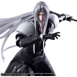 พร้อมส่ง ของแท้ โมเดลตัวละคร SQUARE ENIX PLAY ARTS Sephiroth FINAL FANTASY VII REMAKE FF7 RE ของเล่นสําหรับเด็ก