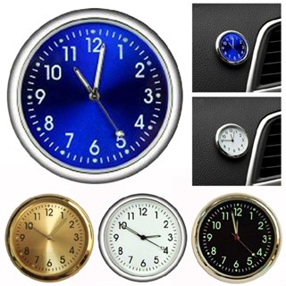 New Pocket Small Luminous Quartz Analog Watch Stick-On Clock Car Boat Bike Clock