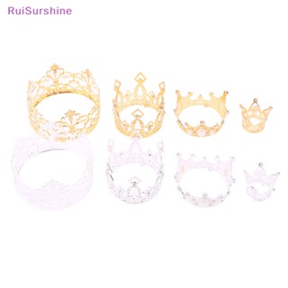 Ruisurshine มงกุฎเจ้าหญิง สําหรับตกแต่งเค้กวันเกิด งานแต่งงาน