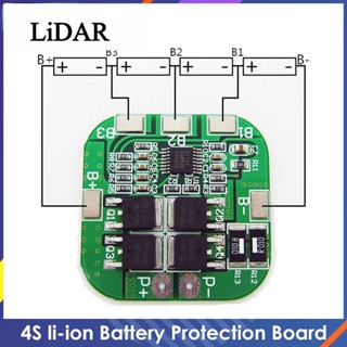 บอร์ดป้องกันแบตเตอรี่ลิเธียม 4S 14.8V 16.8V 20A Peak Li-ion Bms Pcm Bms Pcm สําหรับ LicoO2 Limn2O4 18650 Li