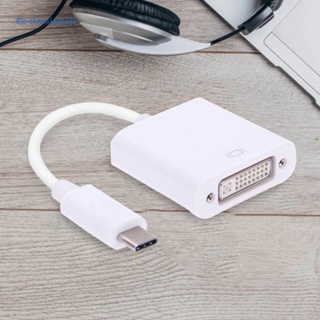 [ElectronicMall01.th] อะแดปเตอร์แปลงสายเคเบิ้ล USB-C Type C USB 3.1 เป็น DVI 1080P ตัวผู้ เป็นตัวเมีย