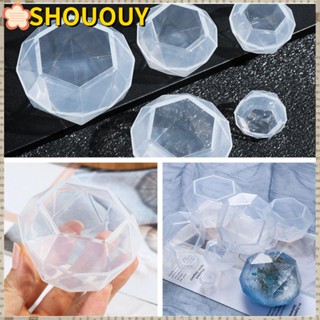 SHOUOUY แม่พิมพ์คริสตัล เรซิน UV 9 ขนาด สําหรับทําเครื่องประดับ DIY