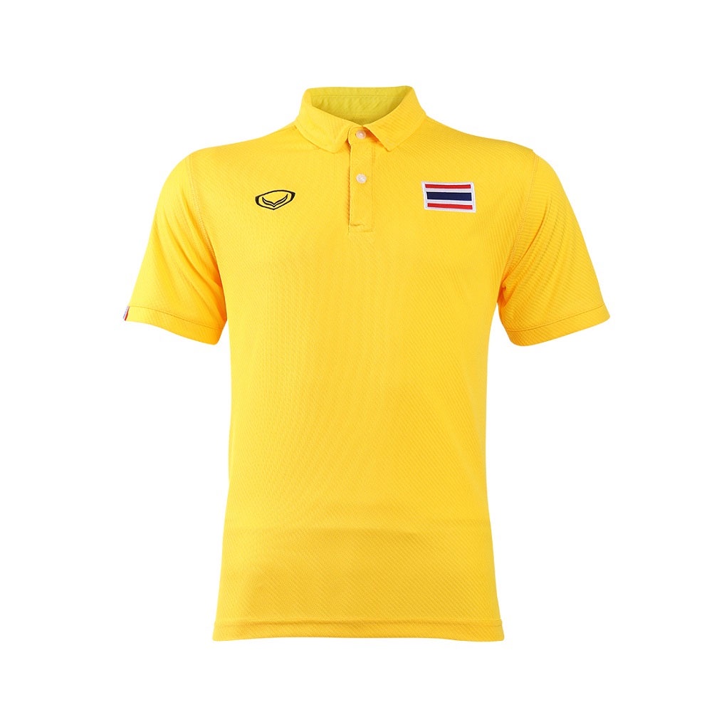 (การพิมพ์)แกรนด์สปอร์ตเสื้อคอปกทีมชาติไทย2023 โปโลทีมชาติ