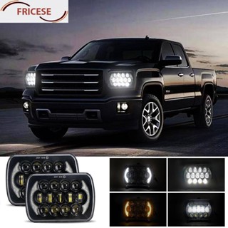 ไฟหน้า LED DRL Hi/Lo Beam 300W 5x7 7x6 นิ้ว สําหรับ Jeep Chevy