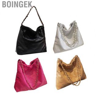 Boingek PU Shoulder Bag  Women  Multipurpose Grid Pattern Stylish for Shopping Office