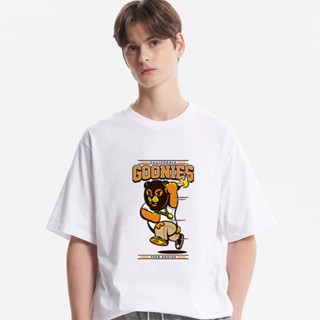 เสื้อยืดแขนสั้น แขนห้าส่วน พิมพ์ลายกราฟฟิติ Cang Shi Yi Shu Chao California GOONIES ทรงหลวม สไตล์ฮิปฮอป สําหรับผู้ชาย