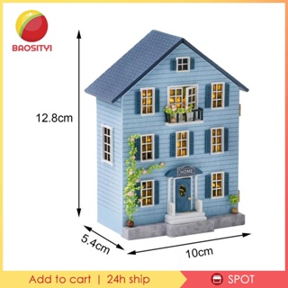 [Baosity1] ของเล่นตัวต่อ รูปบ้านตุ๊กตา 3D แฮนด์เมด DIY สําหรับของขวัญวันเกิด