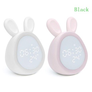 นาฬิกาปลุก LED บลูทูธ ควบคุมด้วยเสียง พร้อมจอแสดงผลอุณหภูมิ