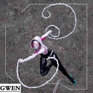 โมเดลฟิกเกอร์ SpiderWoman Gwen Joint ขนาด 15.5 ซม. ของเล่นสําหรับเด็ก