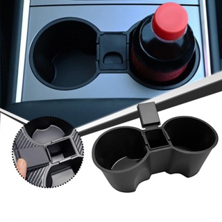 ⚡SUPERSL-TH⚡Universal Fitment Cup Holder Insert for Tesla Model 3 Y Console Durable Material⚡NEW 7