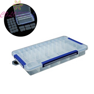【COLORFUL】Storage Box Screw Holder 35.3*21.8*5.6cm Adjustable Case Organizer Dustproof
