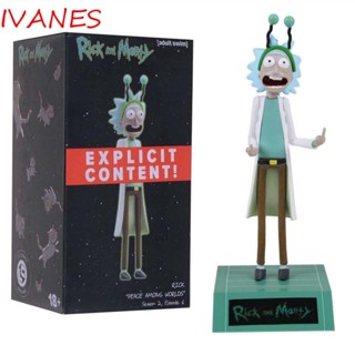 IVANES โมเดลฟิกเกอร์การ์ตูน Rick And Morty Grandpa ของเล่นสําหรับเด็ก