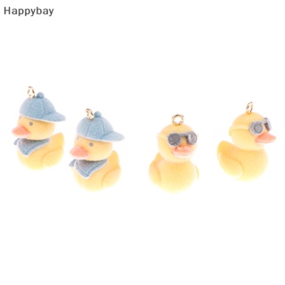 &lt;Happybay&gt; พวงกุญแจ จี้การ์ตูนเป็ด DIY สําหรับทําเครื่องประดับ สร้อยคอ สร้อยข้อมือ ต่างหู 1 ชิ้น