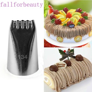 FALLFORBEAUTY หัวฉีดเค้ก เส้นก๋วยเตี๋ยว แบบห้าหลุม สําหรับตกแต่งเค้ก ฟองดองท์