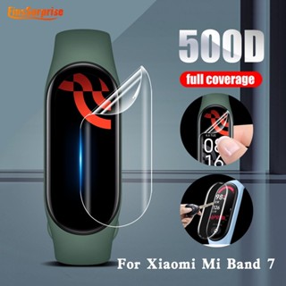 [Surprise] ฟิล์มไฮโดรเจล TPU แบบนิ่ม ป้องกันรอยขีดข่วนหน้าจอ สําหรับ Xiaomi Mi Band 7 7NFC HD