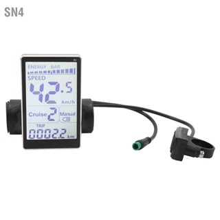 SN4 ไฟฟ้าจักรยาน LCD Meter 5 ขา 24V 36V 48V 60V Universal E สกู๊ตเตอร์ M5 หน้าจอ สำหรับ 31.8 22.2 มม.ไฟฟ้าจักรยาน