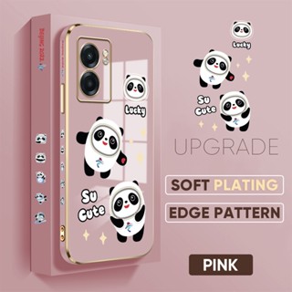 เคสโทรศัพท์มือถือ TPU แบบนิ่ม พิมพ์ลายการ์ตูนแพนด้า สําหรับ OPPO Reno 2F 2Z 4F 4 Lite 4Z 3 Pro