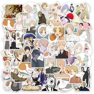 สติกเกอร์ PVC กันน้ํา ลายการ์ตูนอนิเมะ Natsumes Book of Friends 50 ชิ้น (2)