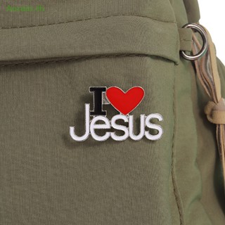 # Facc &amp; ใหม่ # เข็มกลัดโลหะ ลาย I LOVE JESUS Saint Christ สไตล์วินเทจ เครื่องประดับ สําหรับผู้หญิง