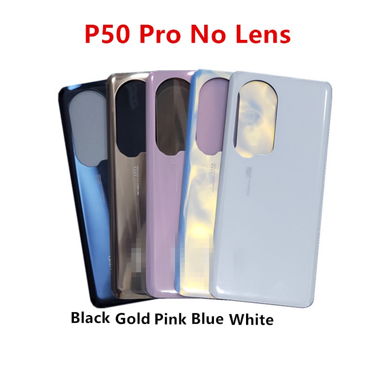 เคส สําหรับ Huawei P50 Pro 6.6 P50Pro" ฝาครอบแบตเตอรี่ ด้านหลัง กระจก แบบเปลี่ยน พร้อมโลโก้กาว สําหร