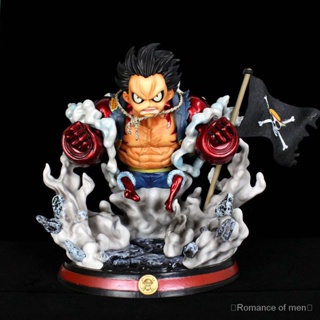 ฟิกเกอร์ One Piece GK BBT Four-speed Luffy Ape King Gun Double Fist Flag สําหรับตกแต่ง