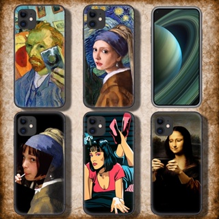 เคสโทรศัพท์มือถือแบบนิ่ม TPU ลายศิลปะ Van Gogh Mona Lisa C271 สําหรับ iPhone 6 6S 7 8 Plus XR XS Max