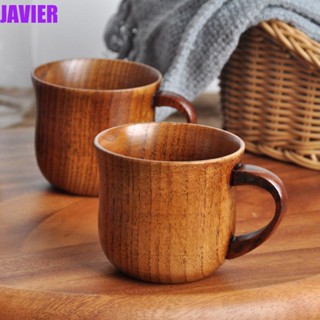 JAVIER แก้วมักดื่มชา กาแฟ แบบไม้ธรรมชาติ สไตล์คลาสสิก