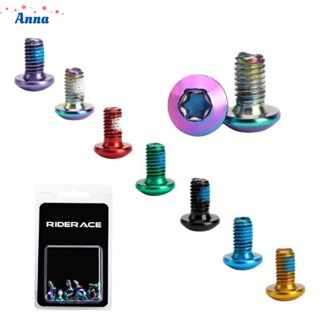 【Anna】Rotor Bolts Disk Brake Smooth Stainless Steel 12pcs Accessories Bicycle