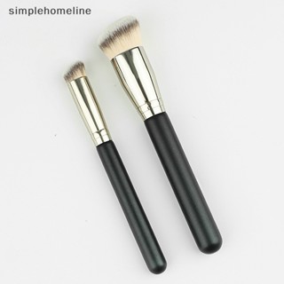 [simplehomeline] แปรงแต่งหน้า รองพื้น คอนซีลเลอร์ บลัชออน เนื้อลิขวิด แบบมืออาชีพ สีดํา 1 ชิ้น