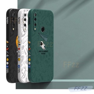 เคส Huawei Y9 Prime 2019 โทรศัพท์มือถือ กันกระแทก ลายดวงจันทร์ อวกาศ สไตล์คลาสสิก สําหรับ3bTKR