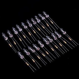 [Dhin] หลอดไฟนีออน 220V 6*16 มม. 20 ชิ้น