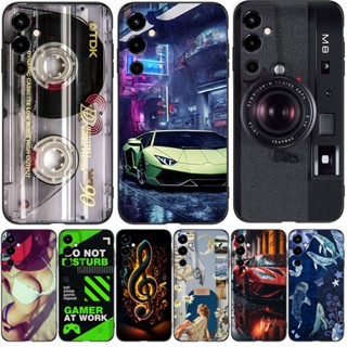 เคสโทรศัพท์มือถือ ซิลิโคน Tpu ลายแมวเกม สีดํา สําหรับ Tecno pova neo 2