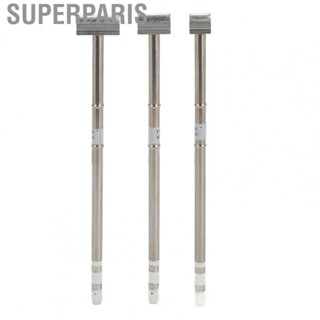 Superparis Welding Iron Tip  Chisel Type Stainless Steel Nylon Electric Solder Head Sensitive for Maintenance